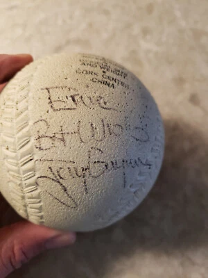Tony Gwynn Autographed Baseball Rare Best Wishes Inscription Franklin Softball - Image 1 of 3