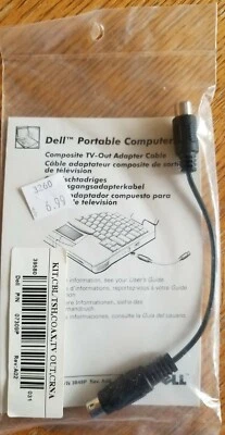 Dell Composite TV-OUT S-Video Adapter Cable 07309P - Image 1 of 2