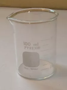 Pyrex Bicchiere 100 ml bicchieri da laboratorio n. 1000 - Foto 1 di 6