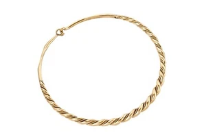 Wikinger Männer Torques Rügen Halsreif Bronze Handarbeit Symbol Schmuck NEU - Bild 1 von 1