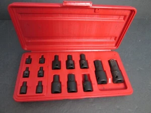 NEIKO 01142B Allen Bit Socket Set | 14 Piece | SAE | 3/32 to 3/4 | 1/4 3/8... - Picture 1 of 3