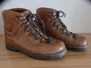 Vintage Ski-/Wanderschuhe Vajolet Leder Vibram-Sohle Größe 37/38 1950er Jahre ? - Bild 1 von 9