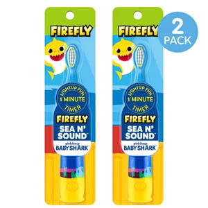 Firefly Baby Shark Toothbrush Light-Up & Sound 2 Pack New - Picture 1 of 1