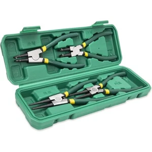 4Pcs 7" Internal/External Snap Ring Pliers Set Heavy Duty Circlip Pliers Kit - Picture 1 of 9