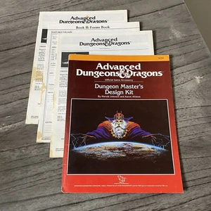 Dungeon Masters Design Kit TSR 9234 AD&D Dundeons & Dragons 1988 Complete - Picture 1 of 10