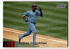 2020 Topps Stadium Club Andrew McCutchen Baseball Cards #77