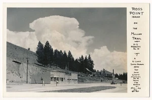US Highway No. 10 on the Mullan Trail at Ross Point, Idaho RPPC - Picture 1 of 2