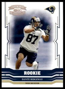 2005 Donruss Throwback Threads #186 Dante Ridgeway Bronze Holofoil #/150 - Picture 1 of 2