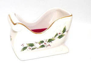 Candelabro trineo Royal Limited Holly Holiday Navidad - Imagen 1 de 4