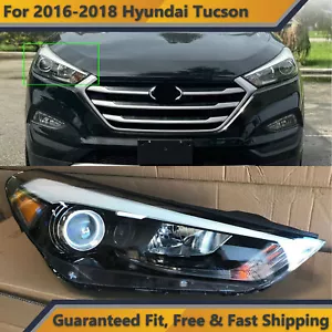 LED DRL Headlight Replacement for 2016 2017 2018 Hyundai Tucson Right Passenger - Picture 1 of 6
