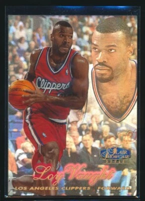 Loy Vaught Sec. 2 Row 2 Seat 61 1997-98 Flair Showcase Style REFRACTOR Clippers - Image 1 of 2