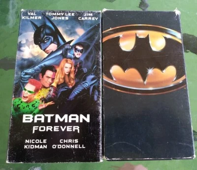 Batman VHS Lot - Batman 89 ,Batman Forever - Warner Home Videos - Image 1 of 4