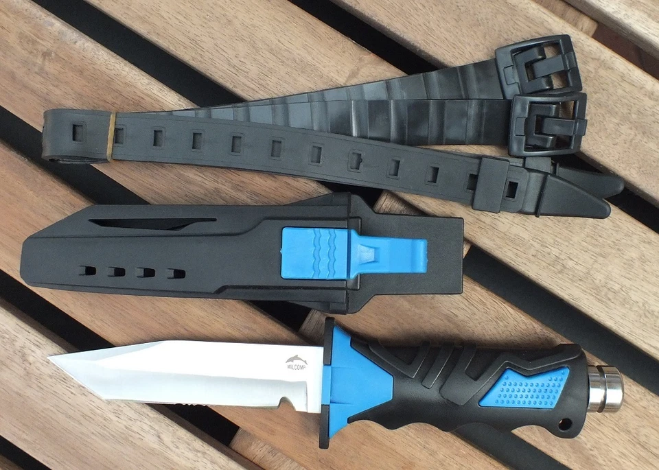 WILCOMP Scuba Diving Fishing Stainless Steel Knife WIL-DK-16X