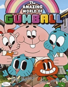 ~JACOB HOPKINS & TERRELL RANSOM JR. Signed 8x10 AMAZING WORLD OF GUMBALL JSA COA - Picture 1 of 1
