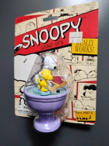 Snoopy Wind Ups - Keychain Basic Fun #487-0 Brand New - Foto 1 di 2