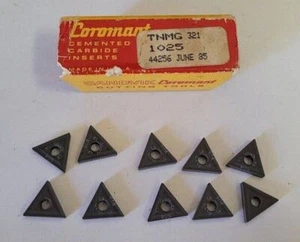 10 Pcs SANDVIK Coromant TNMG 321 1025 P25 Carbide Inserts New Tool - Picture 1 of 1