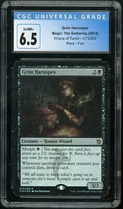 GRIM HARUSPEX  (2014) Magic: The Gathering Rare Foil Tarkir 73/269 CGC 6.5 EX/NM - Picture 1 of 2