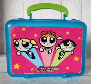 Y2K Powerpuff Girls Bubbles Buttercup Blossom Kunststoff Bleistift Box Griff LESEN - Bild 1 von 9