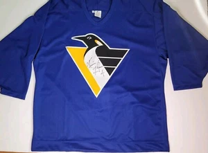 Vintage Pittsburgh Penguins CCM Hockey Practice Jersey Size XXL NHL 90s Signed - Picture 1 of 11