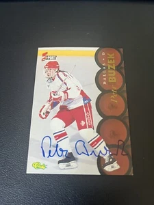 1995 Classic 5 Sport Petr Buzek Signed Card Hockey NHL Autograph Card - Picture 1 of 6