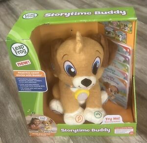 Leapfrog Storytime Buddy Dog Reads 5 Stories Educational Ages 2 & Up BRAND NEW!!
