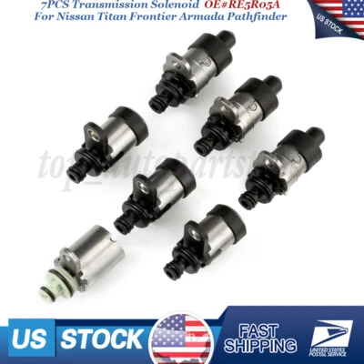 Kit de solenoide de transmisión de 7 piezas para 04-2010 RE5R05A Infiniti Nissan Titan V8 5,6 L Foto 1 de 4