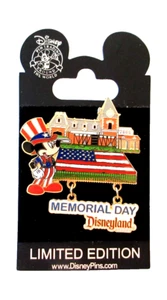 Disneyland Resort Memorial Day 2008 Mickey and Train Station Pin - LE of 1000 - Picture 1 of 2