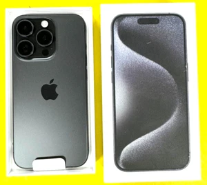Apple iPhone 15 Pro Max 256GB Black Titanium Factory Unlocked Never Activated - Picture 1 of 4