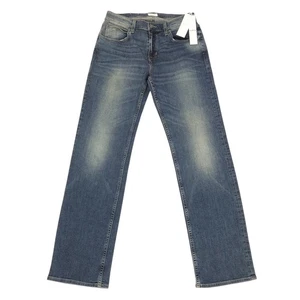 Jeans uomo Hudson Wilde Relax dritto elasticizzato taglia 32 32X34 Distress blu nuovo con etichetta - Foto 1 di 10