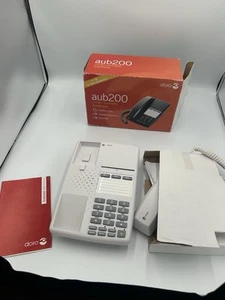 BRAND NEW DORO CORDED AUB 200 corded business telephone White - Picture 1 of 8