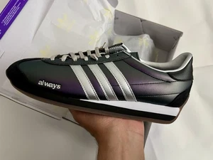 Always Do What You Should Do adidas Country Purple Silver Men's JH9100 UK 8.5 - Picture 1 of 10