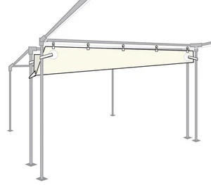 Vinyl Rain Gutter 40ft Water Channel for West Coast Frame Canopy Tent Used - Picture 1 of 7