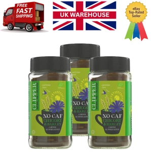 3x Organic Nocaf 100G Caffeine-Free Coffee Alternative Chicory, Barley & Fig - Picture 1 of 5