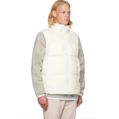 Chaleco de plumón Canada Goose blanco etiqueta blanca Everett talla pequeña Foto 1 de 4