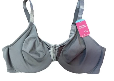 Olga Women's Ultimate Comfort Underwire Bra Size 40 C Style 5006 Gray New - Image 1 of 4