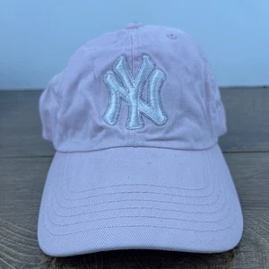 New York Yankees Hat Twins Enterprise Pink Hat Adjustable Adult Size Hat Pink - Picture 1 of 15