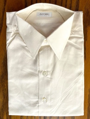 Ascot Chang silk shirt mens smart bespoke shirt collar size 15.5" NEW oc — 第 1/4 张图片