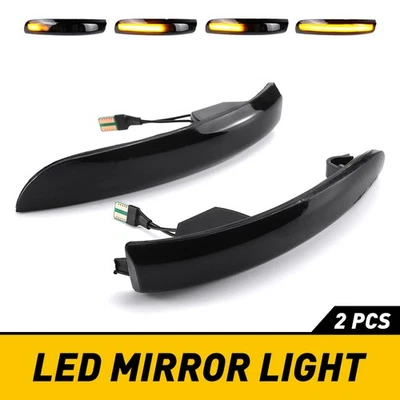 Espejo retrovisor LED dinámico de señal de giro lateral para luces Ford C-Max Focus 3 MK3 2013-2017 Foto 1 de 4