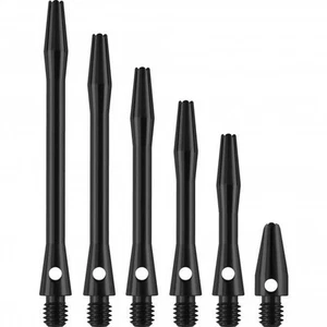 Varillas de dardos medianas de aluminio negro - Imagen 1 de 1