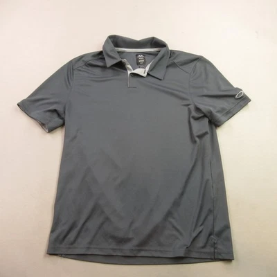 Camisa polo de golf Oakley para hombre mediana manga corta ligera informal gris Foto 1 de 4