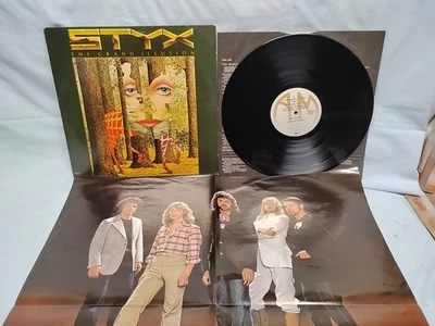 Styx The Grand Illusion Vinyl LP A&M Records SP-4637 1977 PLUS POSTER - Image 1 of 4