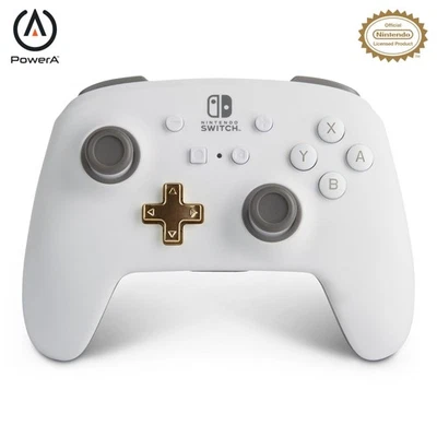 PowerA Enhanced Wireless Controller for Nintendo Switch - white - Image 1 of 4