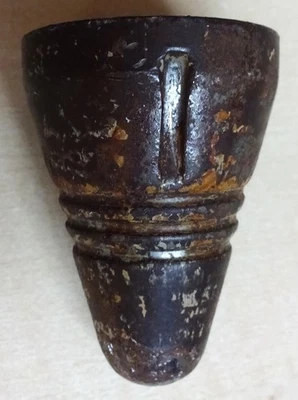 Spielzeug Peitschenkreisel, Metall, 51 g schwer, ca. 80 Jahre alt - Bild 1 von 3