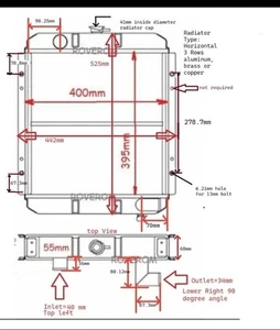 CUSTOM RADIATOR made by the drawing - Picture 1 of 1