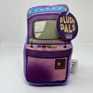 Plush Pals Arcade Machine 7" Plush Purple BMi Merchandise 2021 Stuffed Toy - Picture 1 of 14