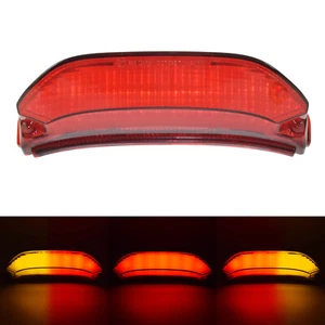 E-Mark Red LED Integrated Blinker Brake Taillight For HONDA CBR600RR 2013-2024 - Picture 1 of 12