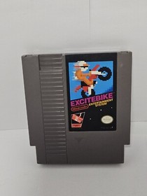 Excitebike - 1985 NES Nintendo Game - Cart Only - TESTED Working Good 