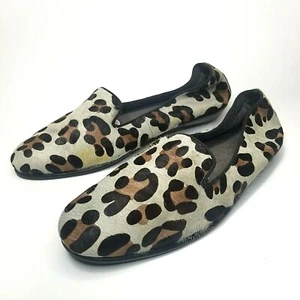 Aerosoles Betunia Flats Cheetah Print Calf Hair Size 10 M tan black - Picture 1 of 12