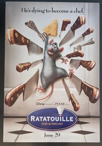 Ratatouille (2007) Original 27x40 Movie Poster D/S Rolled, Patton Oswalt - Picture 1 of 18