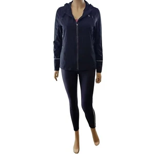 Seekers Australia Women’s 3 piece Outfit Activewear Tank Top Leggings Jacket Set - Picture 1 of 21